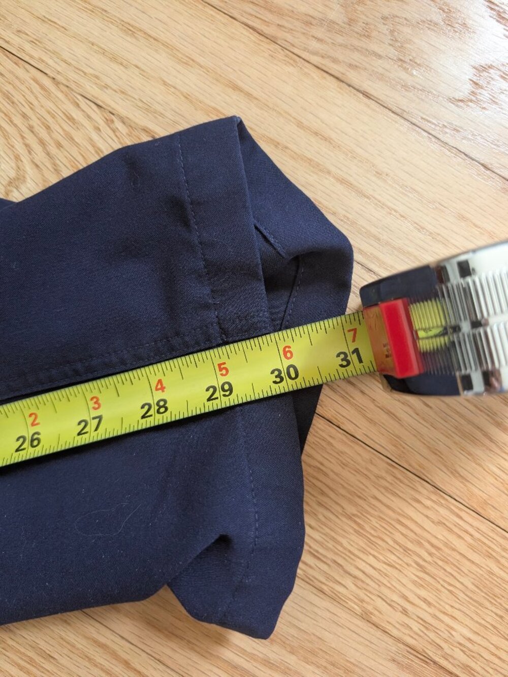 FIGS Livingston Basic Scrub Pants Men's Large 30" length navy Blue straight leg - Picture 11 of 11